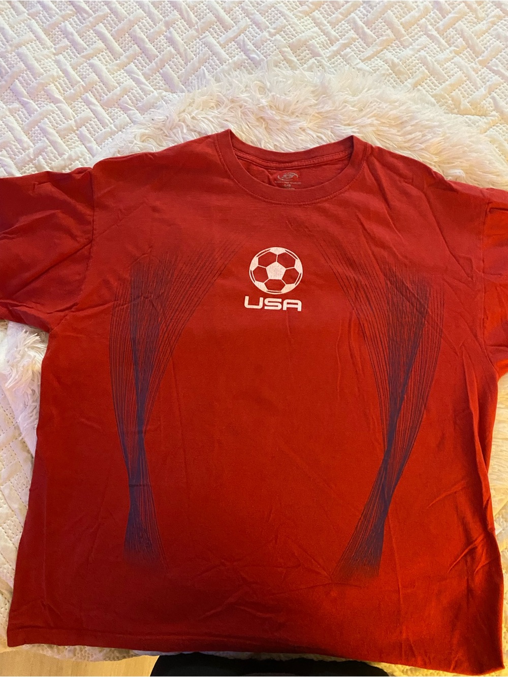 USA Soccer Graphic T-Shirt - Red